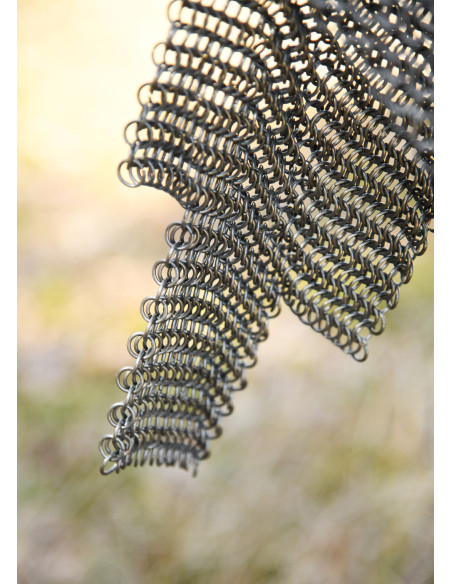 Kettenhemd-Gamaschen, naturbelassene...