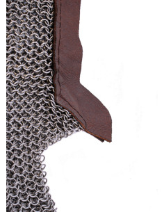 Verdugo hauberk med læderrem, 8 mm runde ringe. 2