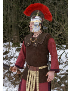 Romaanse Lorica Hamata, schakels diameter 8 mm.