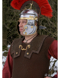 Römische Lorica Hamata, Ringe Durchmesser 8 mm. 2