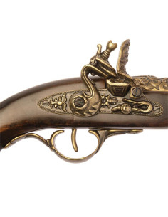 Pistola trabuco pedernal latonada 2
