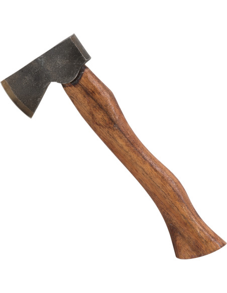 Handaxt mit Lederscheide