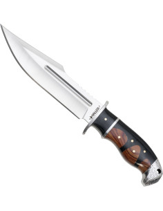 Traditionelles Bowie-Messer mit Pakka