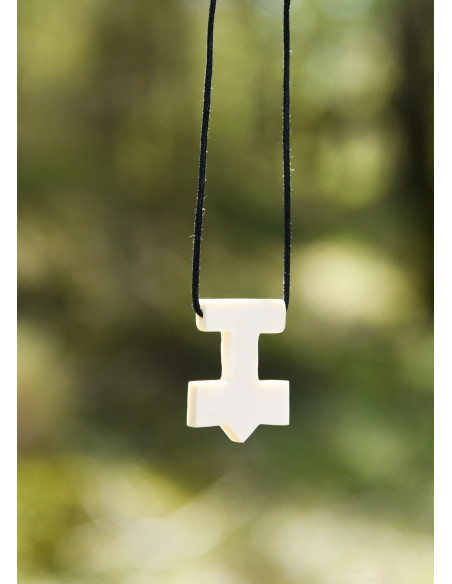 Thor-hammer vedhæng i ben