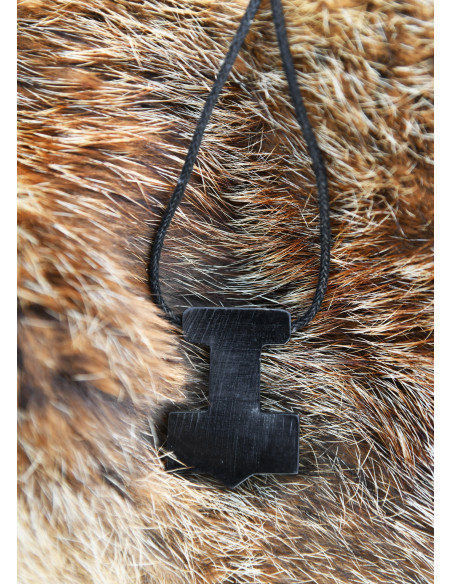 Thors hammer anhæng i horn