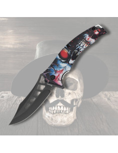 Navaja Albainox Design 3D Modell Totenkopf (20,1 cm.)