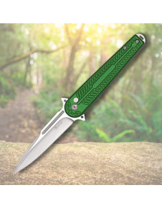 Navaja Albainox empuñadura aluminio verde (20,2 cm.9