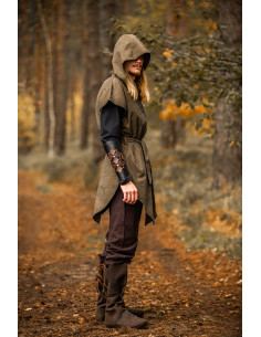 Middeleeuwse tuniek met capuchon model Ranger Arais,... 2