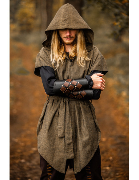Medieval kappe med hætte model Ranger...
