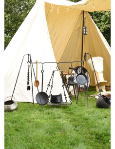 Stålstang til tripods, håndsmiddet, ca. 120 cm 2