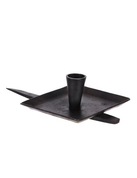 Candelabro de pared 1 vela, forjado a...