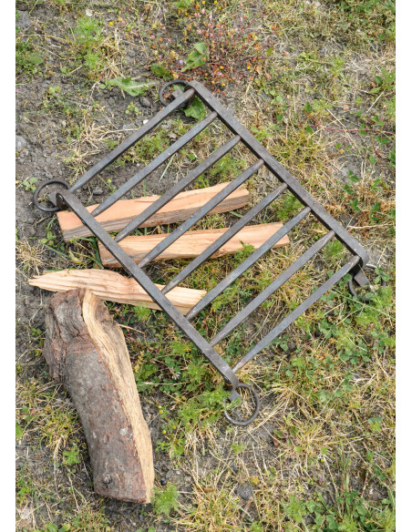 Medieval grill smedet i hånden, 37 x...