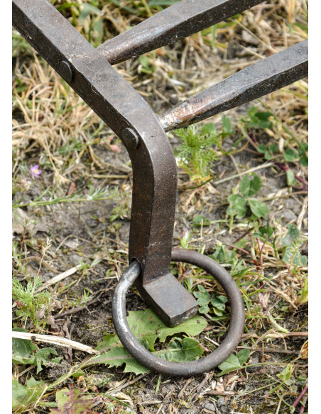 Middeleeuwse handgesmede grill, 37 x...