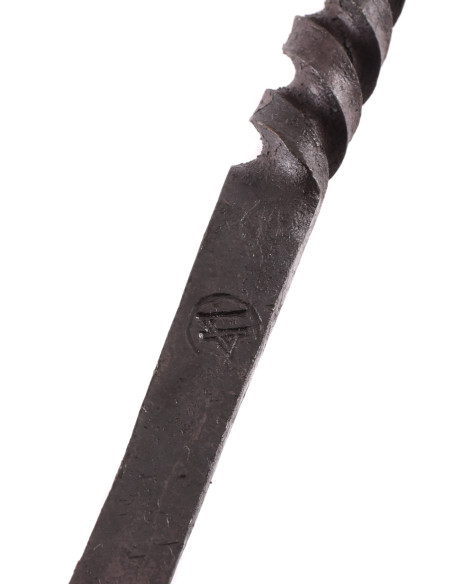 Cuchara y tenedor medieval en una...