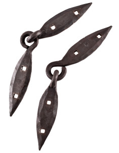 Viking-Deckel-Scharnieren handgeschmiedet