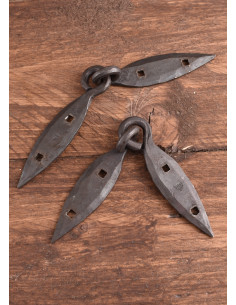 Viking-Deckel-Scharnieren handgeschmiedet 2