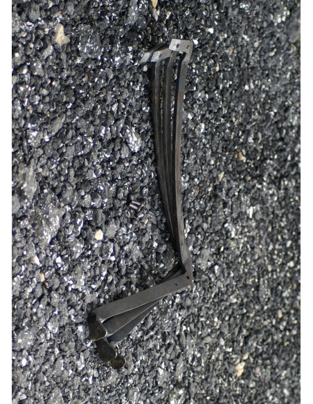 Handgesmede middeleeuwse standaard...