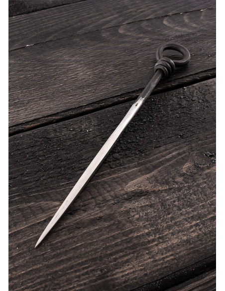 Palillo medieval para comer, acero...