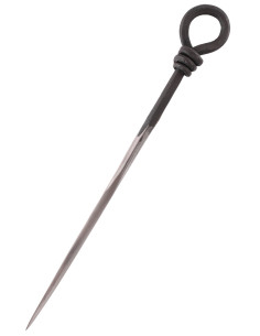 Palillo medieval para comer, acero inoxidable forjado a mano 2