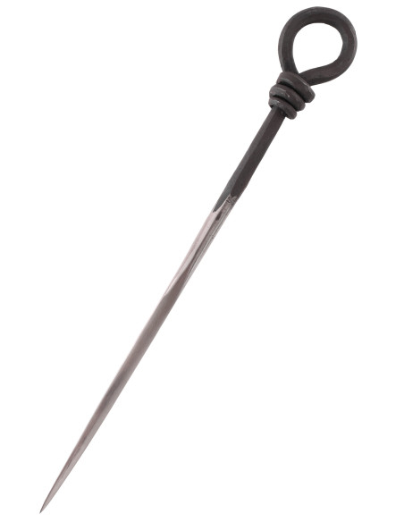 Palillo medieval para comer, acero...