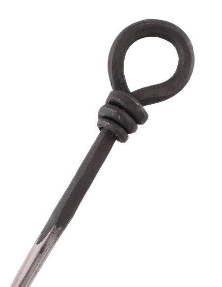 Palillo medieval para comer, acero...