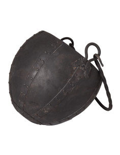 Gusseiserner, genieteter Kessel, ca. 10 Liter 2