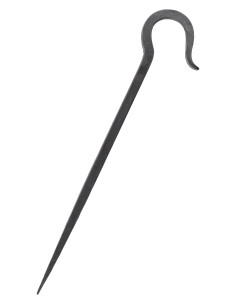 Zeltpflock, handgeschmiedeter Stahl (34 cm) 2