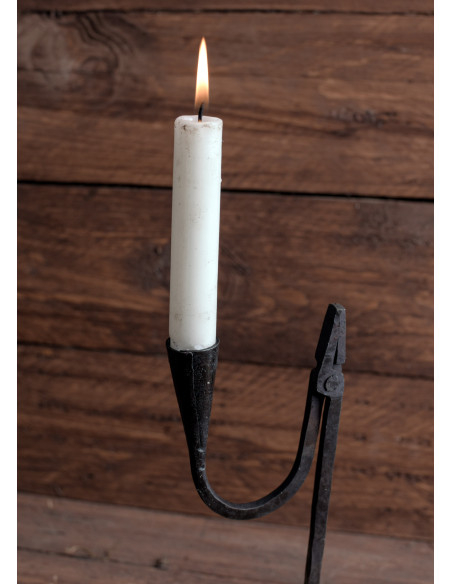 Candelabro de junco forjado a mano...