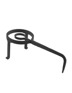 Soporte de cocina medieval, trípode forjado a mano 2