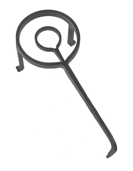 Soporte de cocina medieval, trípode...