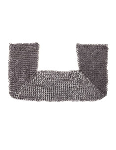 Protección cuello cota malla, anillas diámetro 8 mm.