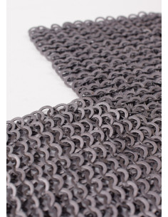 Protección cuello cota malla, anillas diámetro 8 mm. 2