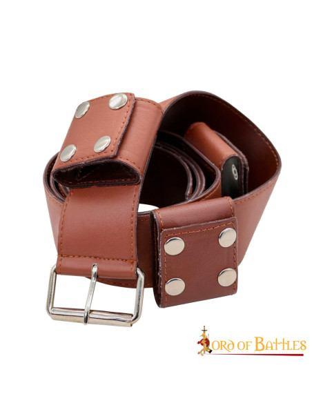 Handgemaakte leren riem voor LARP en...