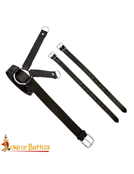 Mittelalterlicher Ledergürtel zum...