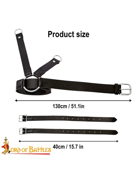 Mittelalterlicher Ledergürtel zum...