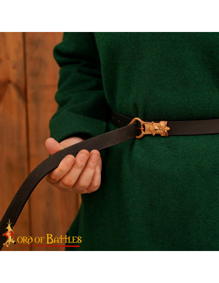 Cinturón medieval Sajón hebilla en...