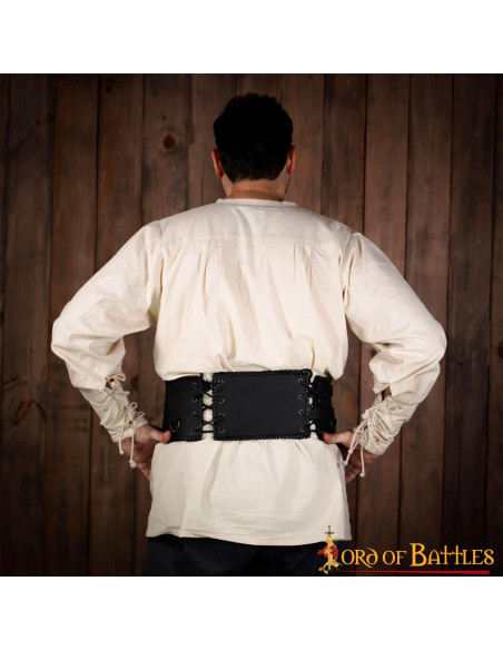 Cinturón ancho de guerrero hecho a...