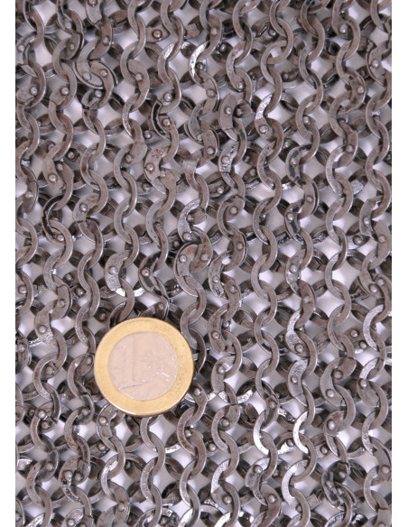 Platte ringmail hauberk, model Hauberk