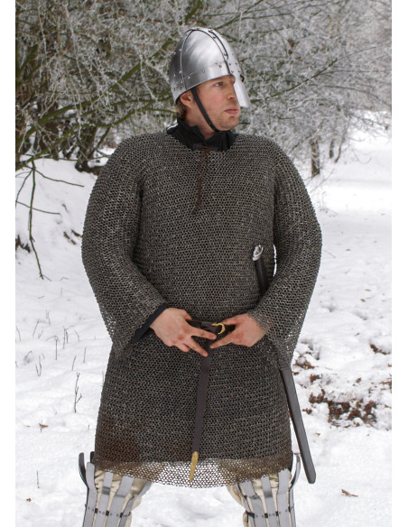 Platte ringmail hauberk, model Hauberk