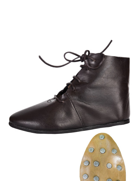 Zapatos medievales altos con cordones Zapatos medievales altos con cordones