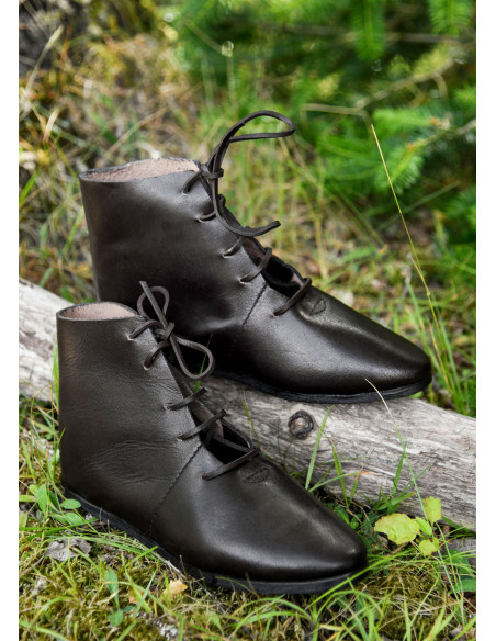 Zapatos medievales altos con cordones Zapatos medievales altos con cordones