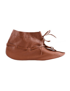 Zapatos vikingos estilo Hedeby, cierre de lazos 2