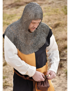 Medieval pladebånd med svejsede flade ringe 2