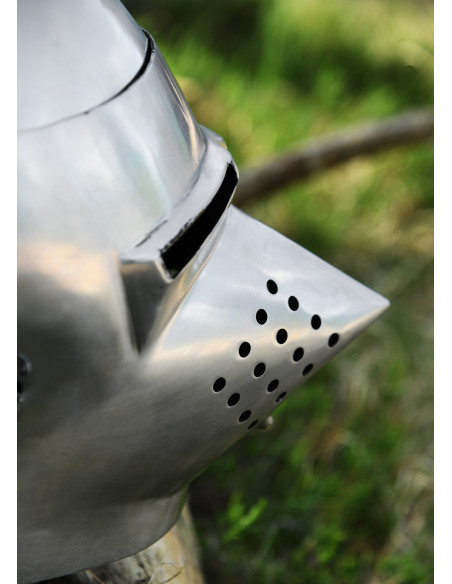 Hundenæsehjelm fra det 14....