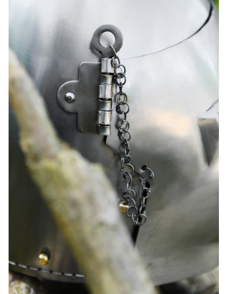 Bacinete de hocico de sabueso s. XIV,...