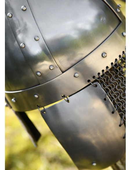 Spangenhelm mit Ohrenschützern und...