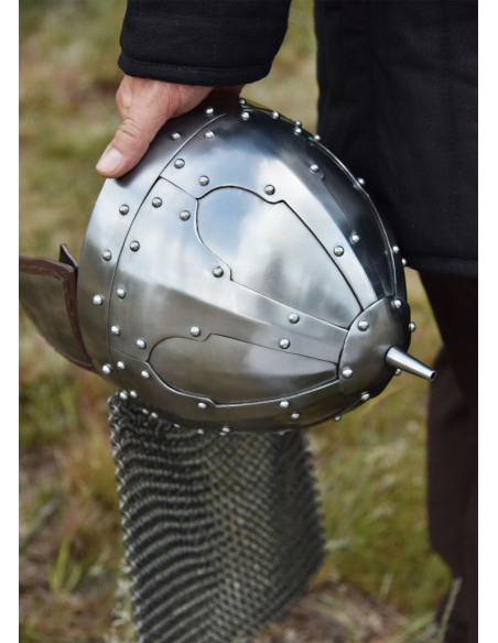 Spangenhelm mit Ohrenschützern und...