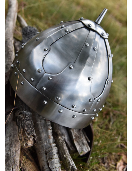 Spangenhelm helm met oorbeschermers...
