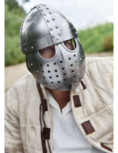 Crusader Spangenhelm hjelm med visir 2
