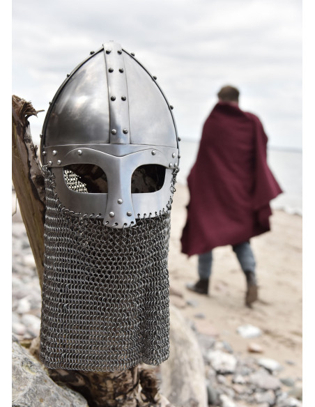 Vendel periode ringbrynje hjelm